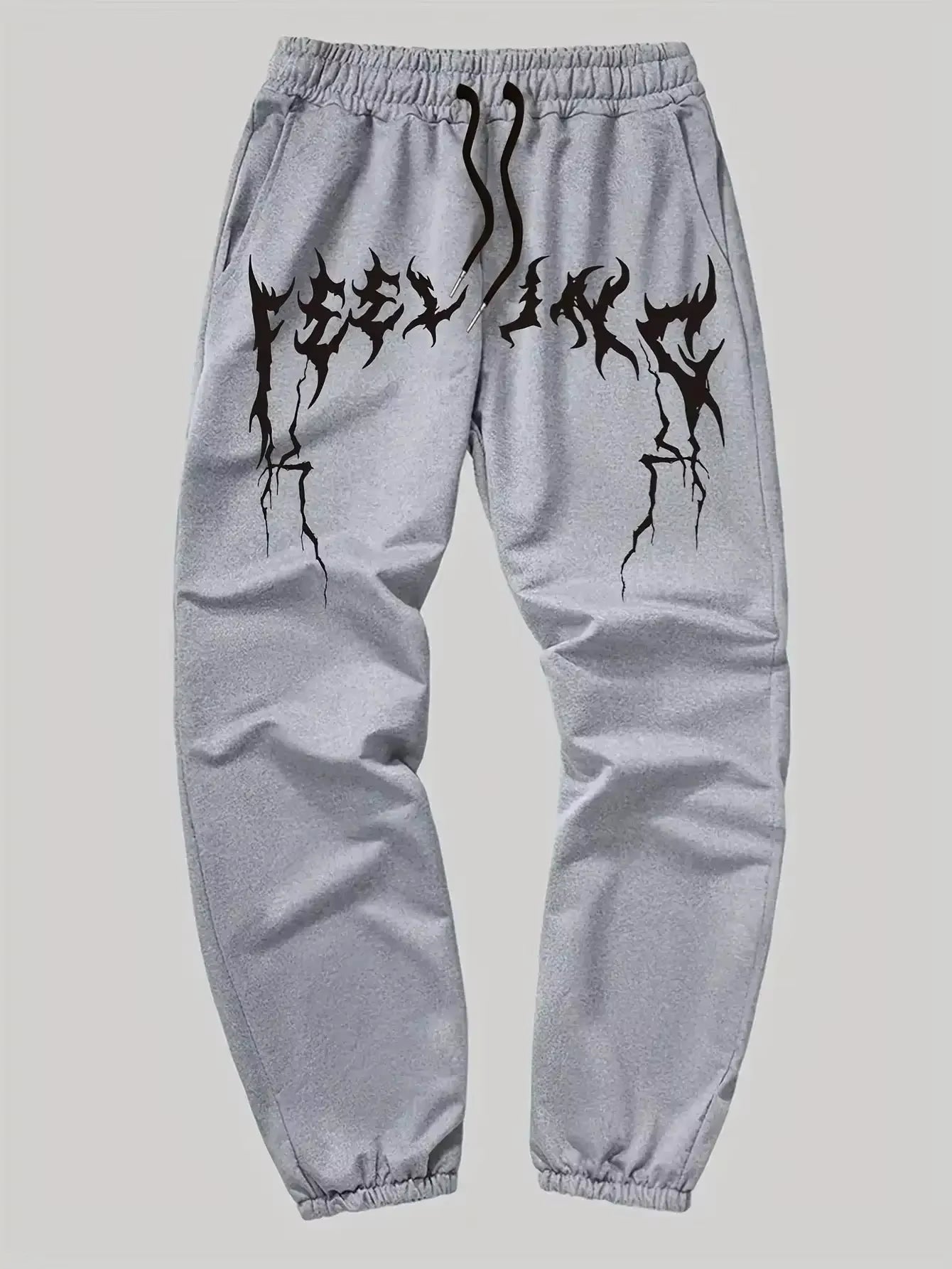 Y2K Retro Sports Fast Dry Sweater Pants Men Striped Sweat Absorb Breathable Casual Trousers Fitness Training Pants