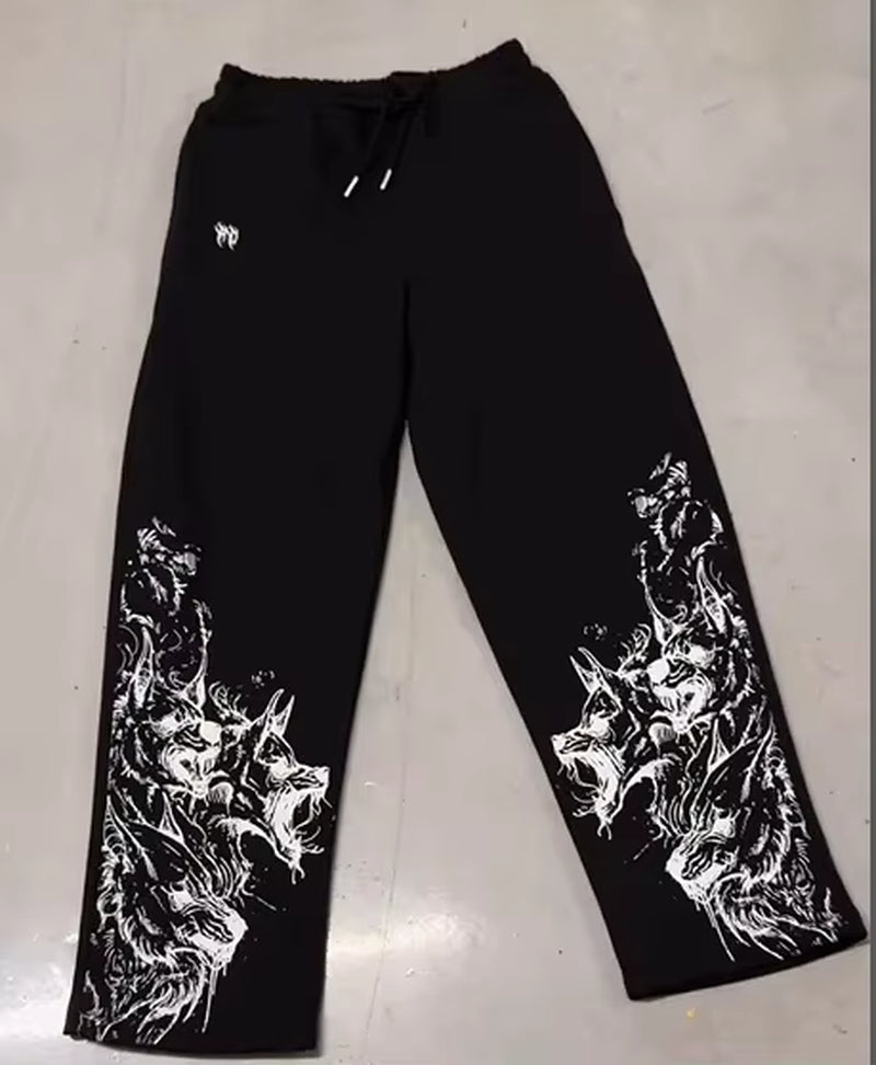 Y2K Retro Sports Fast Dry Sweater Pants Men Striped Sweat Absorb Breathable Casual Trousers Fitness Training Pants
